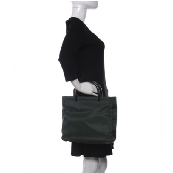 Prada Green Mini Tote Top-Handle - Picture 2 of 12